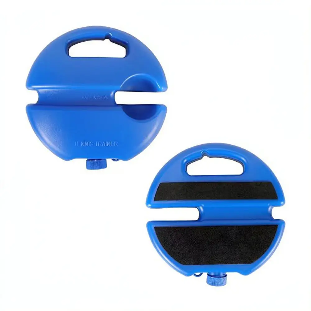 Tennis Training Tool Single Player Practice Base With Elastic Cord Rebound Ball Self Study Swing Trainer Gear Fitness Set