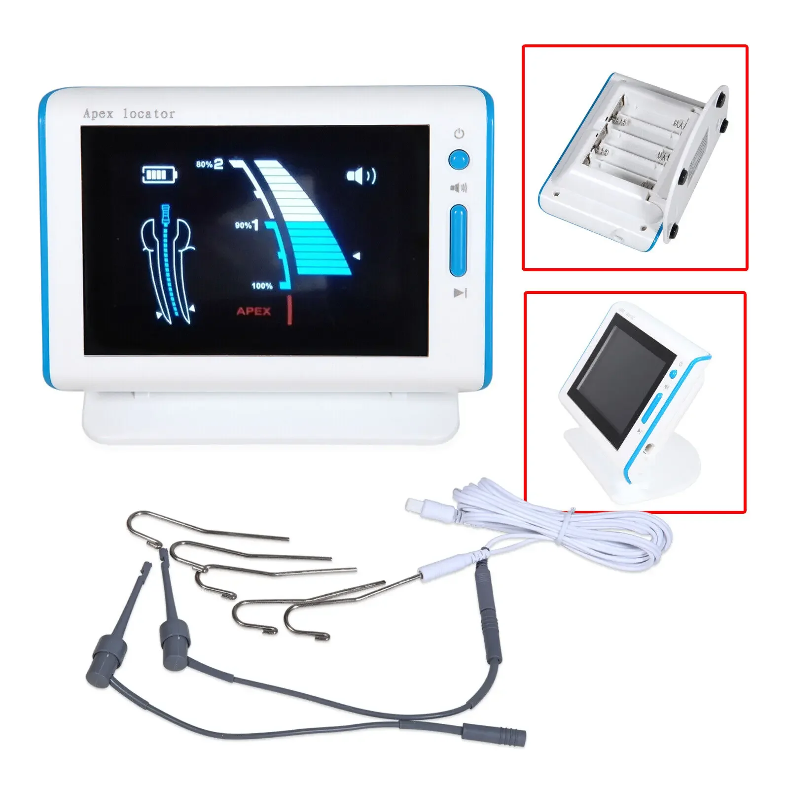 Localizador Dental Endo Apex, buscador de conducto radicular, instrumentos endodónticos, medición R1