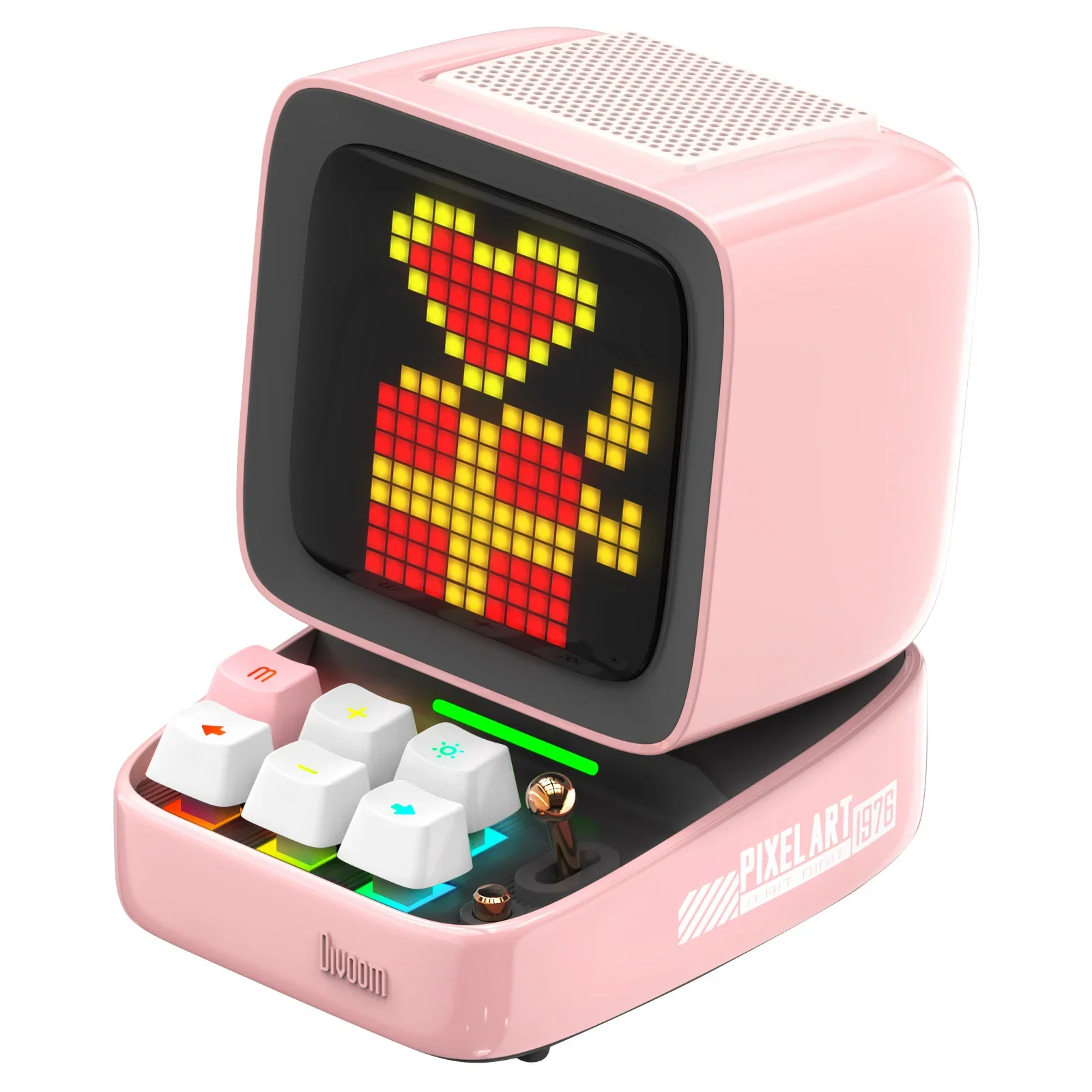 Divoom Ditoo-Pro Retro Pixel Art RGB LED BT Speaker App & Voice Control Fun Gadget Smart Alarm Perfect Gift Idea