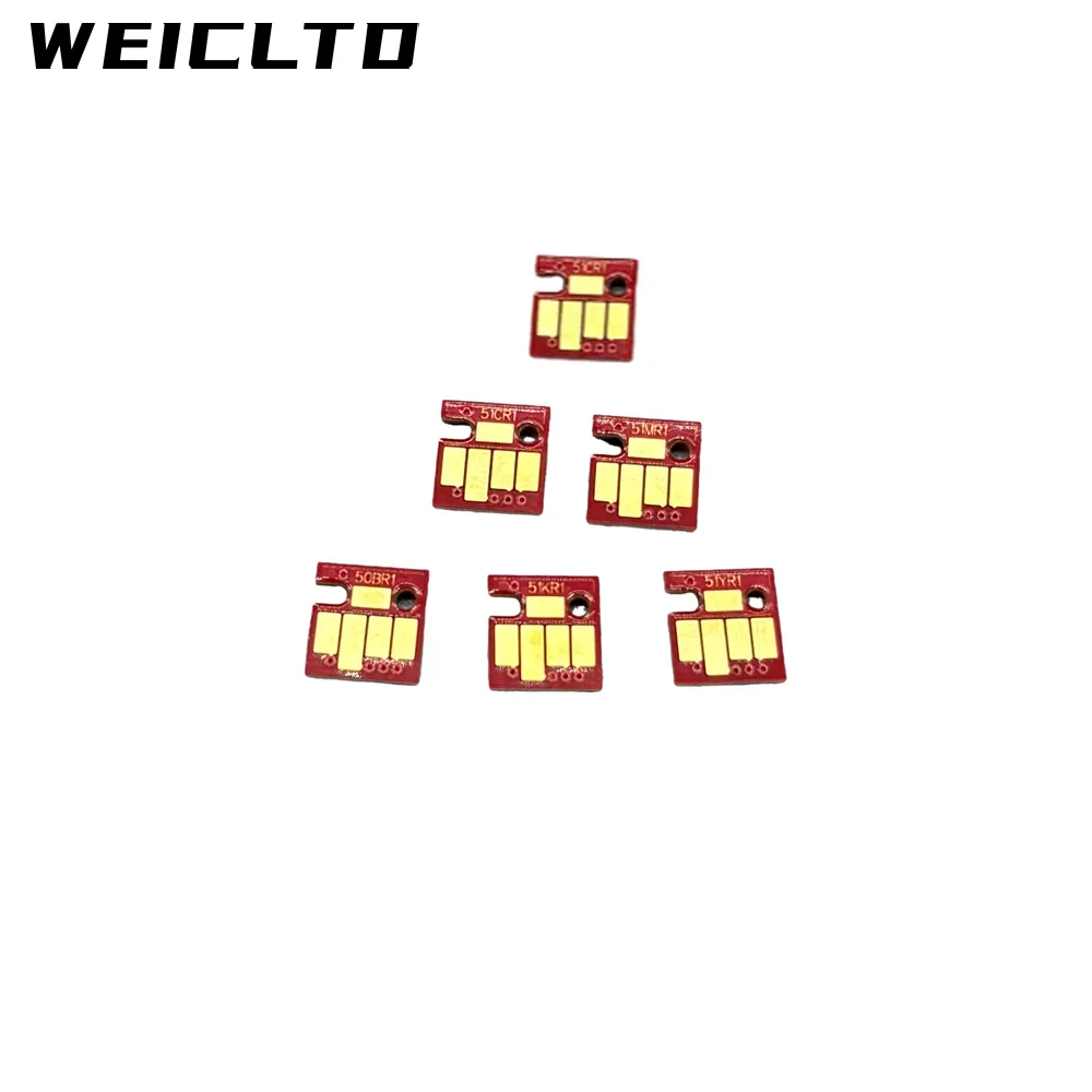 LA PGI-125 CLI-126 PGI125 CLI126 5Cor6C Permanent Chip for Canon PIXMA IP4810 MG5210 MG6110 IX6510 Printers