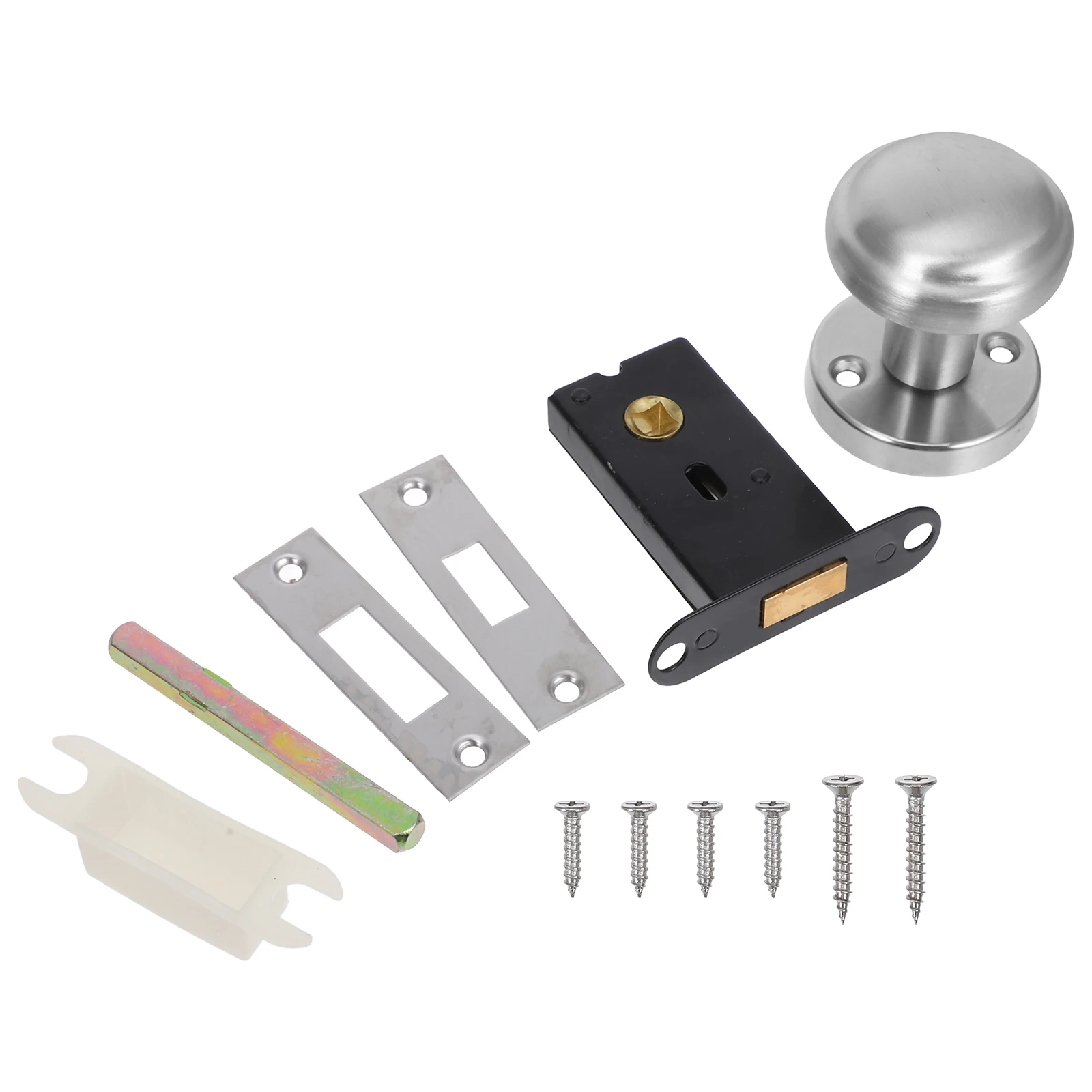 

Stainless Steel Invisible Lock Passage Knob Interior Door Fold Handle Set Indoor Security Lock Door Handle for Home