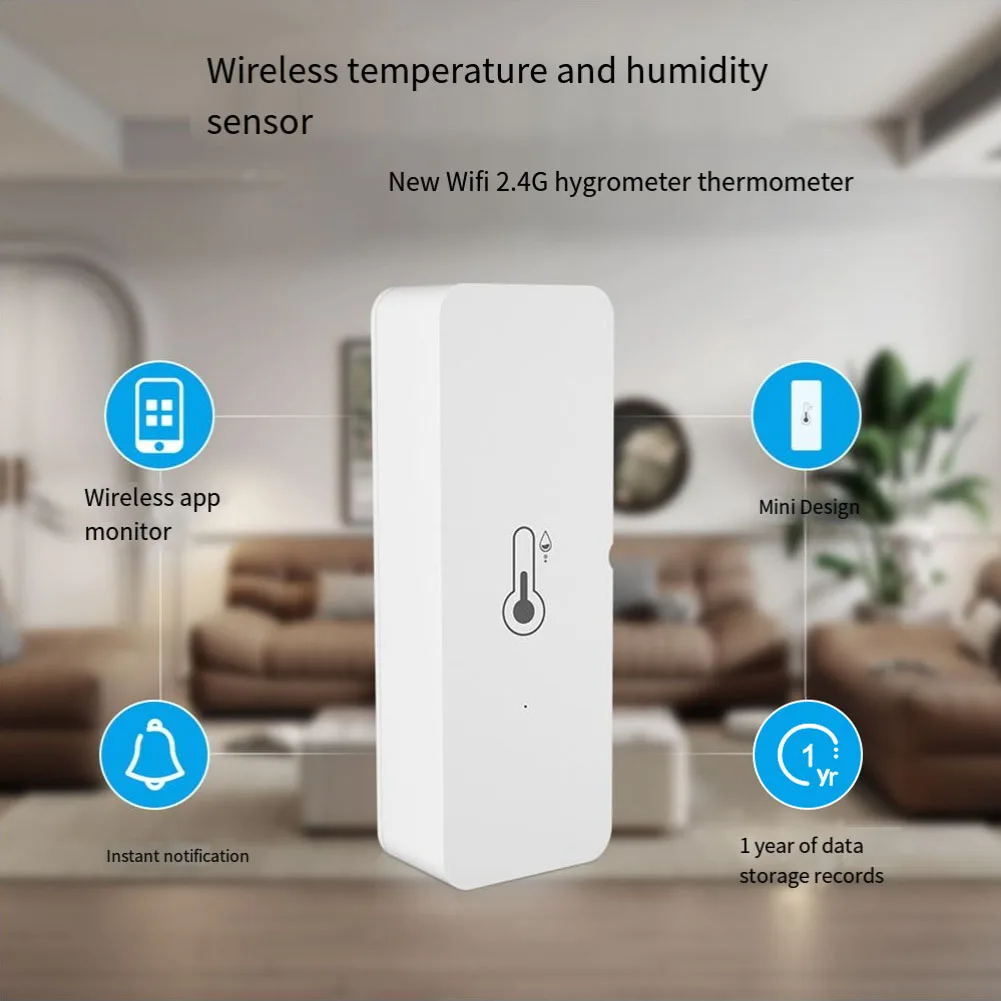 Indoor Climate Control Humidity Sensor Indoor Environment Monitoring Integrated Smart Home Device Automatic Climate Adjustments