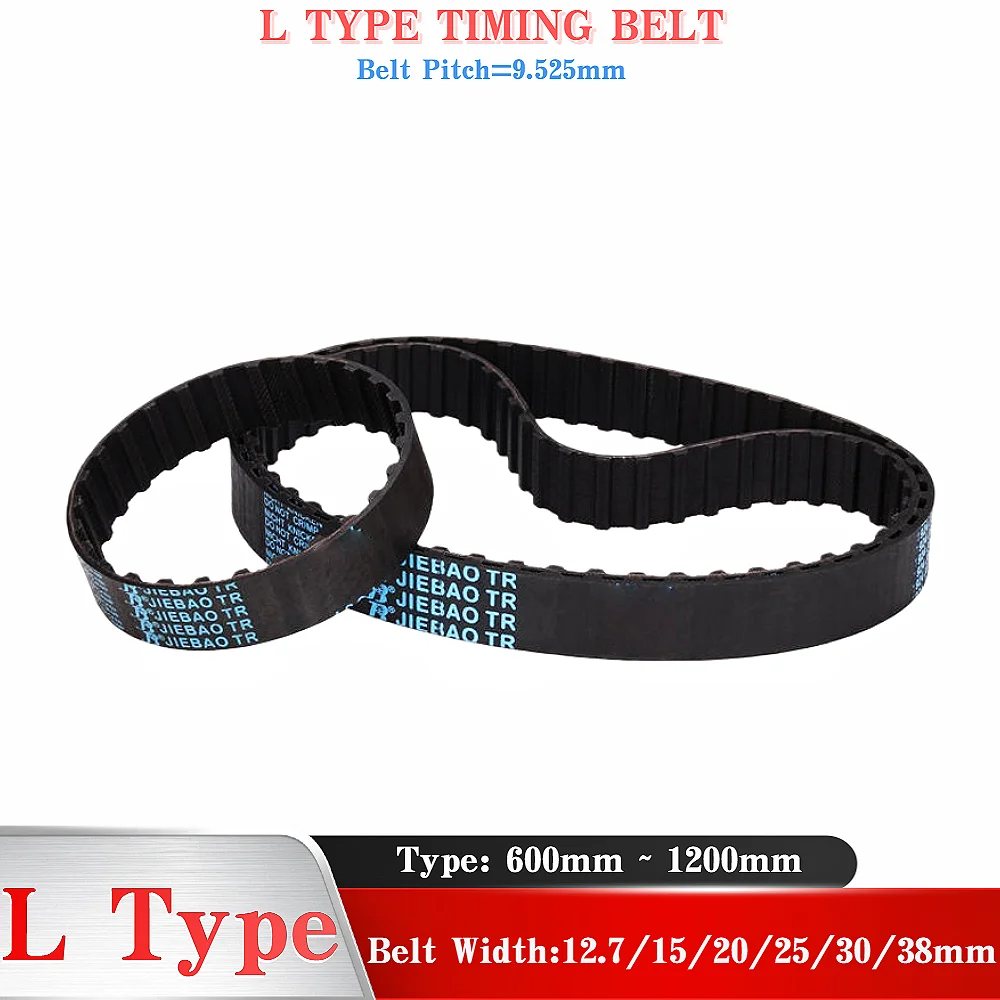 L Timing Belt 600L to 1200L Belt Width 15mm 20mm 25mm 30mm 38mm L Rubber Belt L Synchronous Belt Closed Loop Belt L