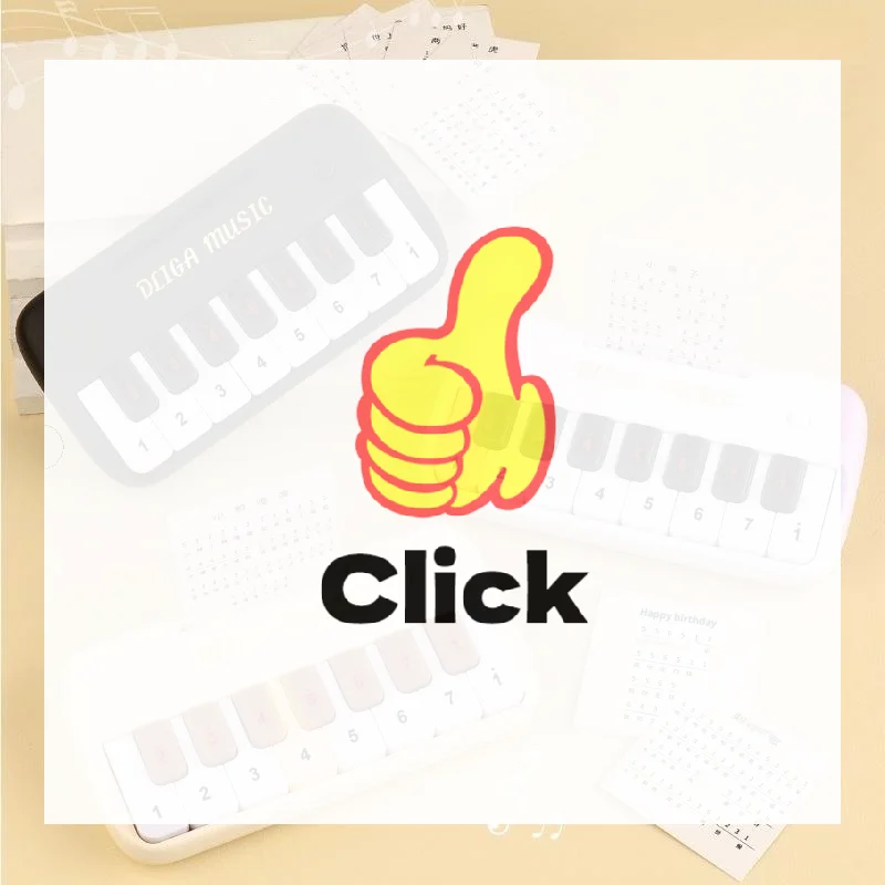 مجموعة واحدة من الألعاب التعليمية لهدايا الأطفال المحمولة 15 مفتاحًا لوحة المفاتيح الرقمية البيانو الإلكتروني الصغير آلة موسيقية للأطفال #1