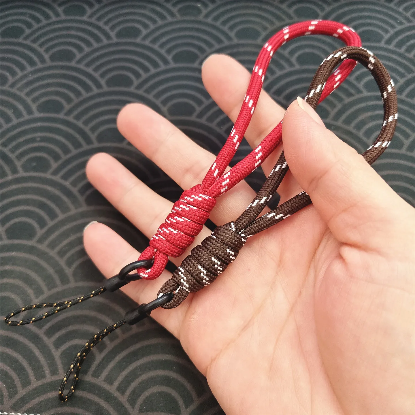 Handmade Nylon Keychain Lanyard, Mobile Phone Accessories