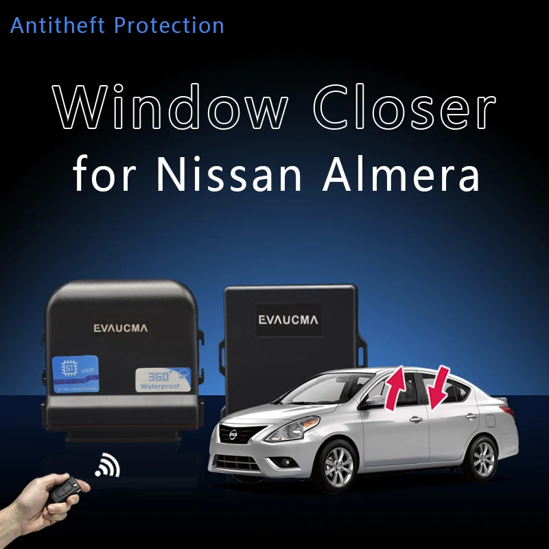 

Car Power Window Closer Lifter Systems For Nissan Almera Remote Car Auto Window Close Shut & Open Windows Car Accessories
