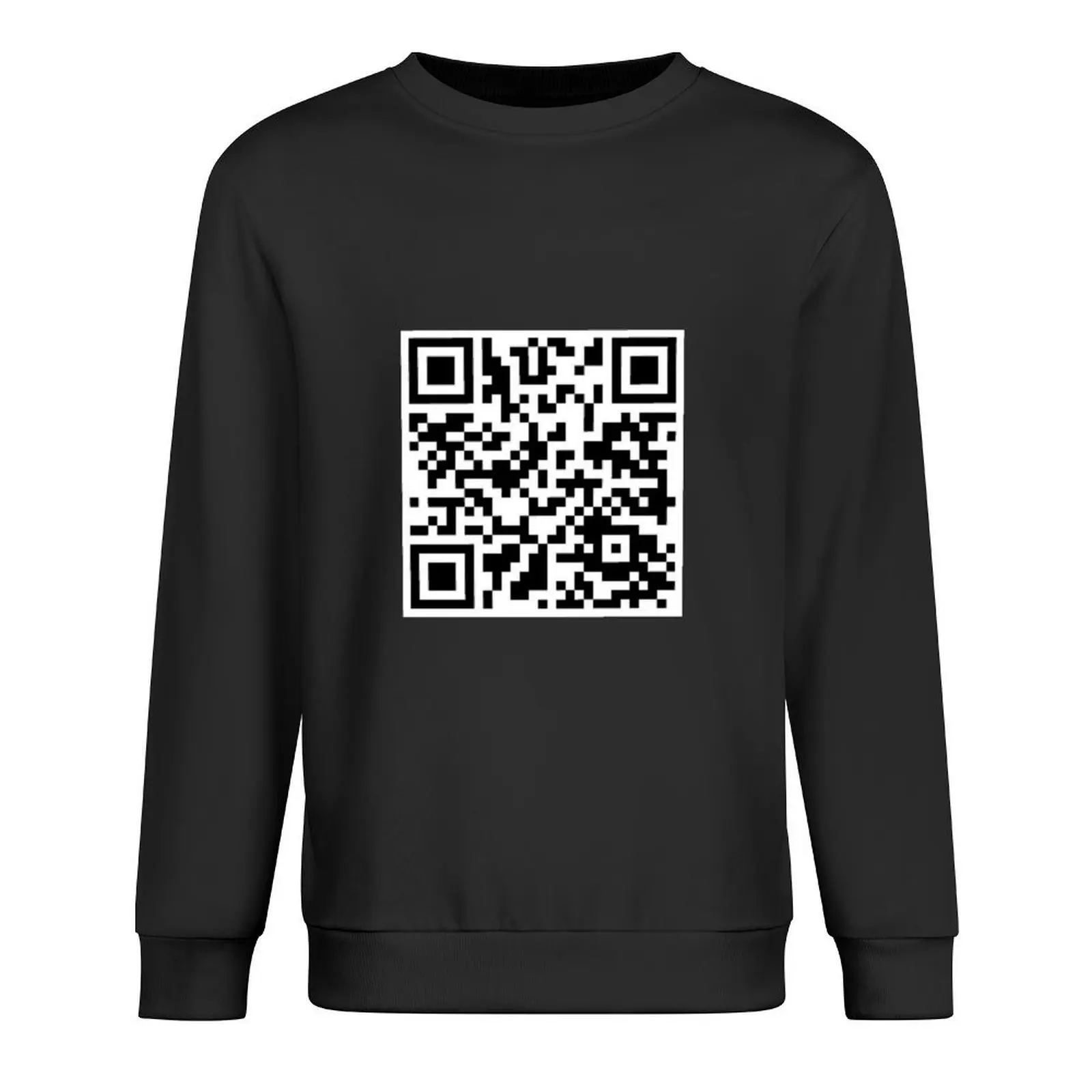 

RICKROLL QR CODE Pullover men's autumn clothes mens clothes men wear korean style clothes new hoodies and sweatshirts