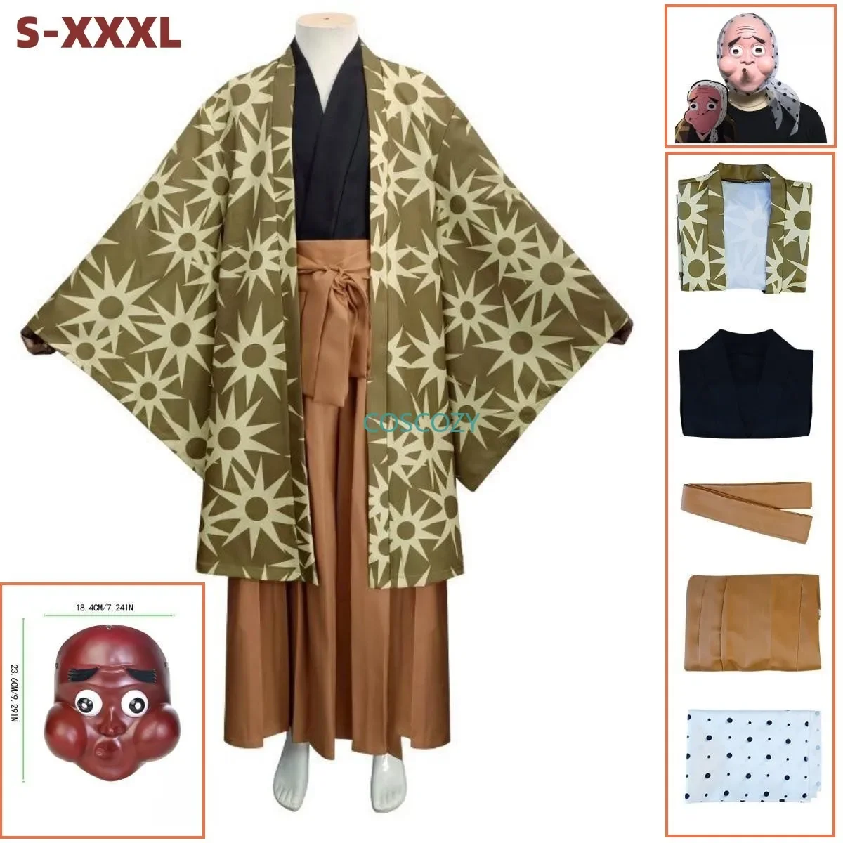 Costumes de Cosplay Anime d'Halloween pour Hommes et Femmes, Costume d'Halloween, Masque, Haganetsuka Hotaru, Uniforme