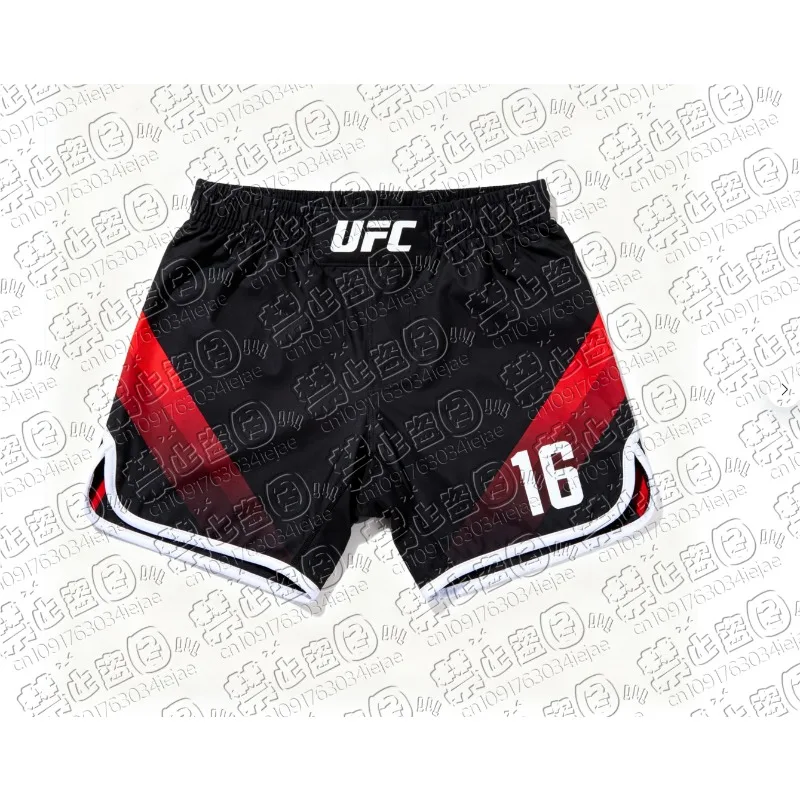 2026 جديد UFC الملاكمة القتال السراويل الرجال النساء تنفس التجفيف السريع المتضخم التدريب السراويل الشارع موضة كول الرياضة السراويل #2