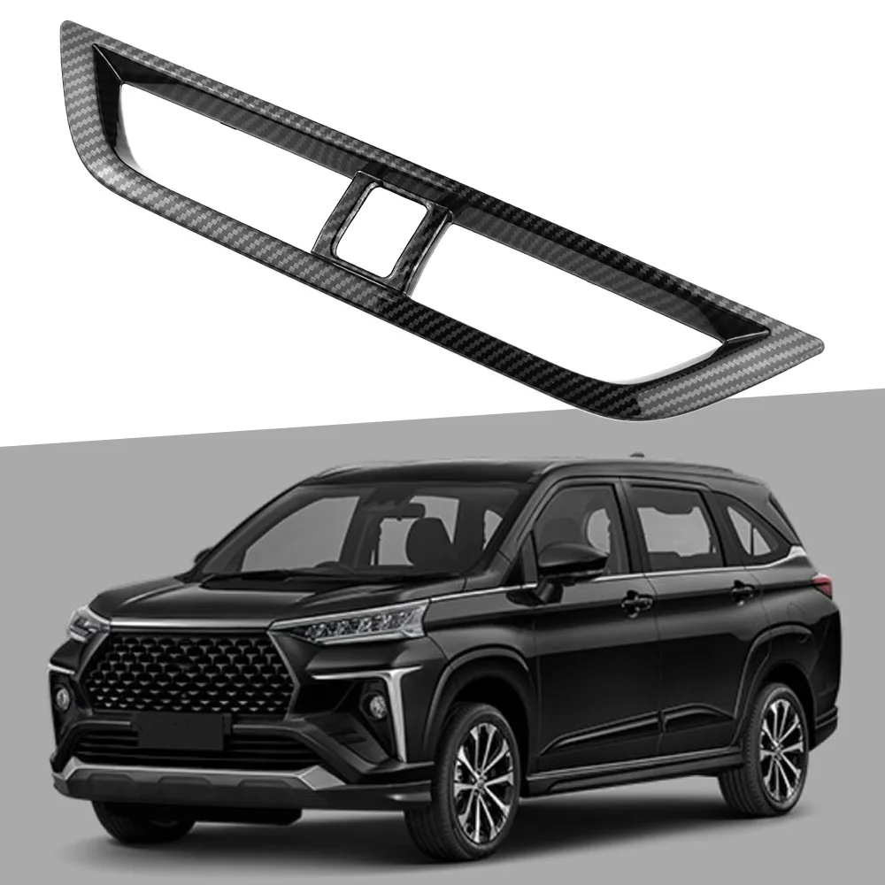 Center Air Vent Decor Trim Cover for Toyota Avanza Veloz 2022-2024 LHD Car Interior Air Outlet Frame Decor Sticker Interior Acc
