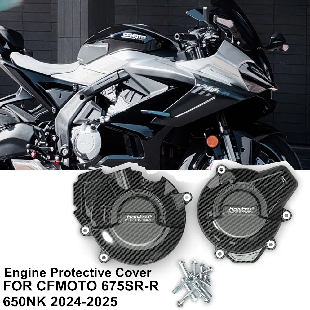 FOR CFMOTO 675SR-R 675SR R 675SRR 675NK 675 NK 2024 2025 Motorcycle Engine Cover Sets Bonnet Protector Engine Cover