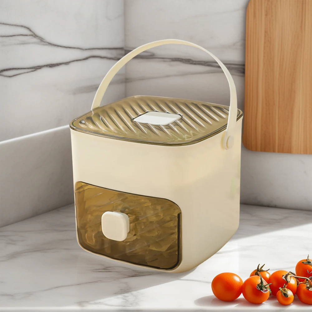 Tragbare Eismaschine und Schubladen-Eismaschine mit Griff, kompakte Eismaschine für den Heimgebrauch, im Büro, im Haushalt und im Freien