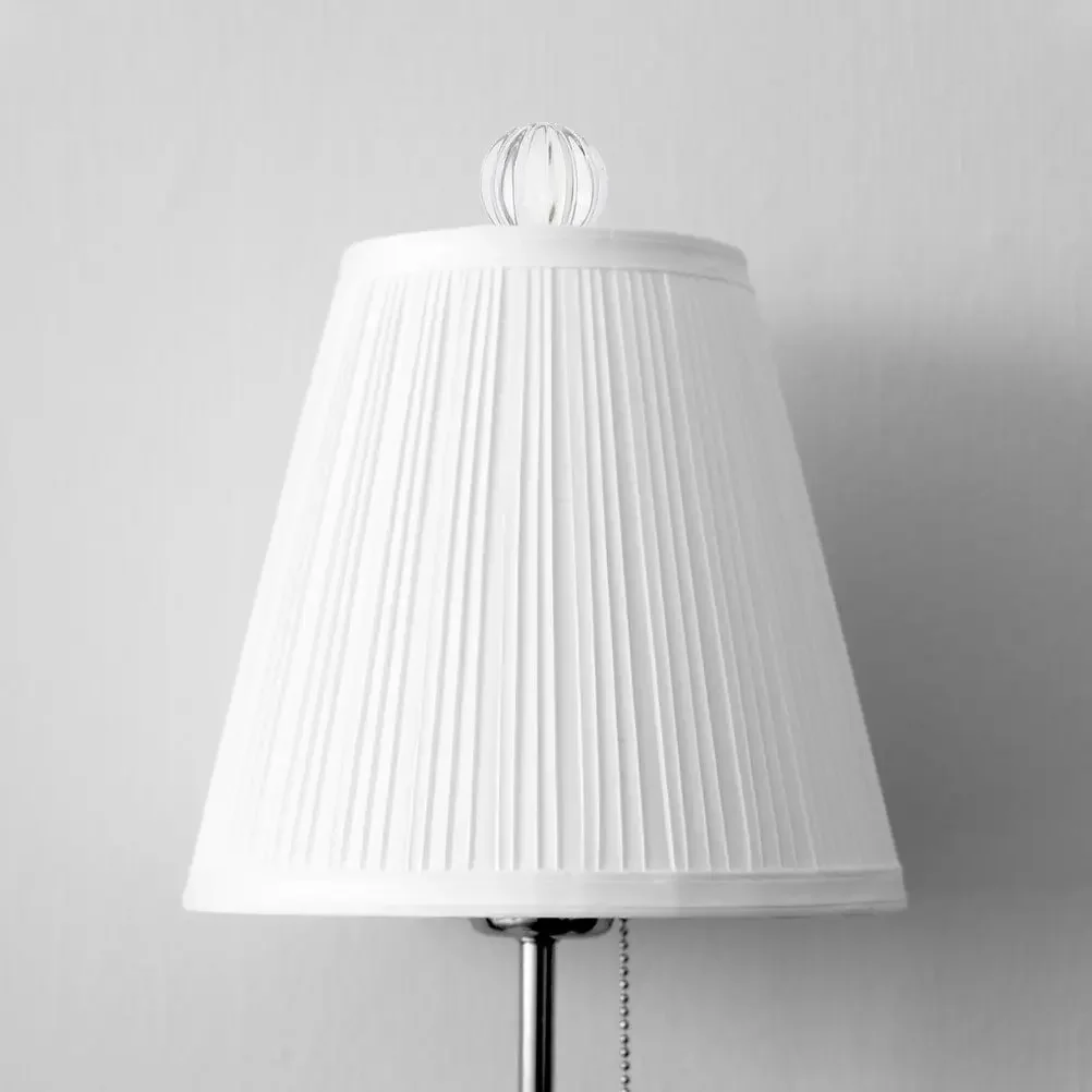 yes4Pcs 30Mm Crystal Lamp Finial Caps for Table Lamps Modern Elegant Light Screw Covers Solid Lamp Finials Tapped Lighting