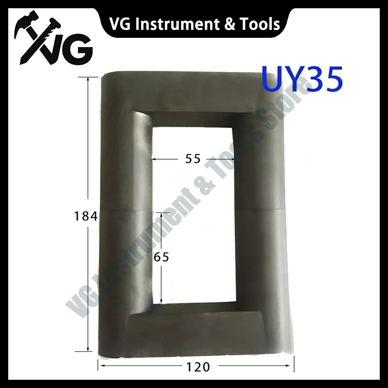 1pair  UY35 High-power Welding Machine High Frequency  Manganes  Zin  Ferrte  Antiinterference Inductor U Type Magnetic Core