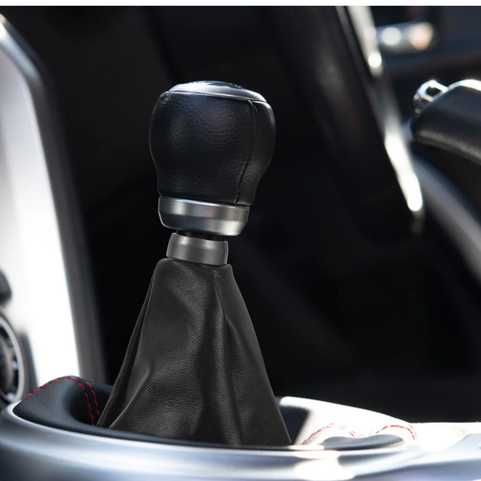 

Car Shift Knob Cover Protective Dust Cover Faux for Manual Automatic Gear Shifting Handle Shifter Shift Protector,