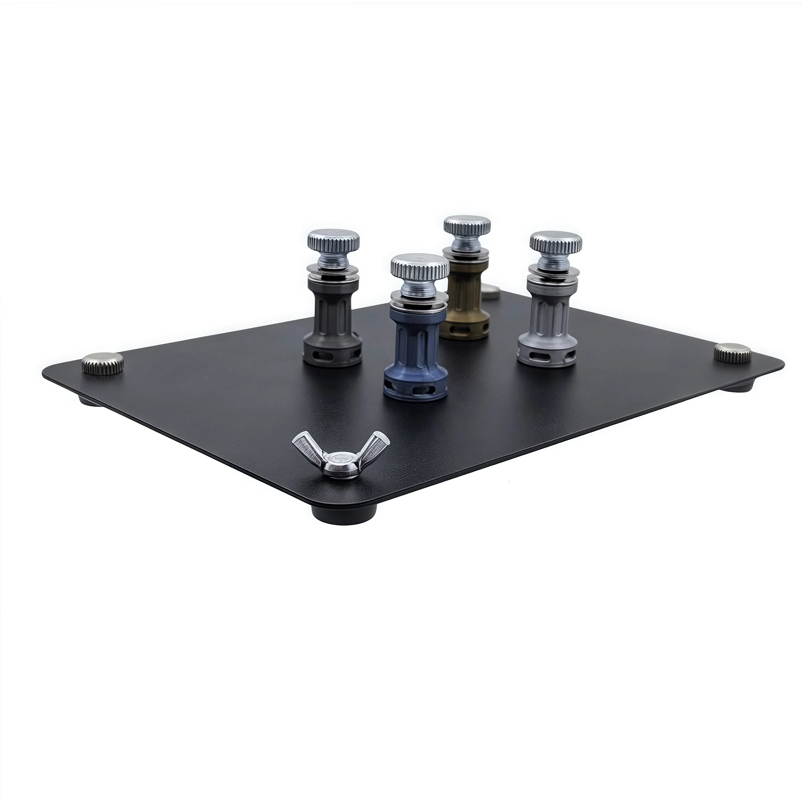 Universal PCB Holder Fixture – Soldering Platform with Magnetic Pins, Rubber Feet for Circuit Board Assembly & Repair