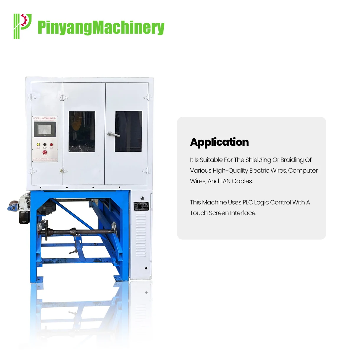 Pingyang High Speed 16A1 Braiding Machine for Lan Cable S/FTP Making Machine,Braiding Machine for Extrusion Line