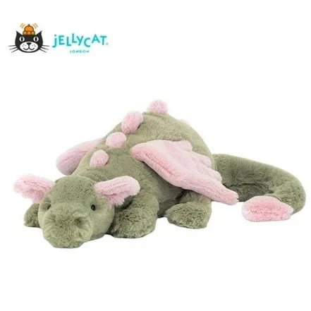 

55cm Gift Matcha Dragon And Purple Dragon Keychain Plush Toy Cute And Soothing Companion Plush Toy Holiday Gifts S Ss