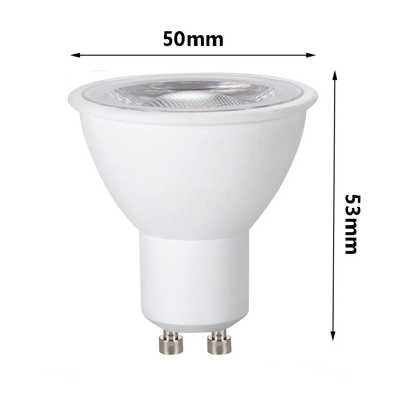 Dimmable 6W 7W LED Spotlight GU10 MR16 110V 220V 12V 24V LED Light Bulb Warm/Cool/Neutral White LED Lamp for Home Decor