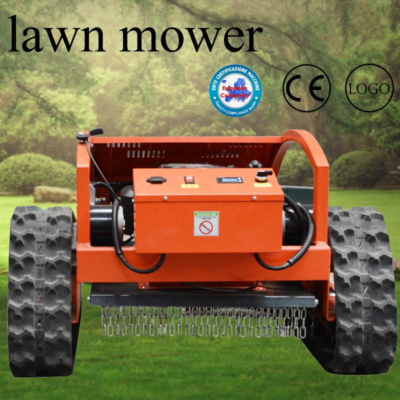 Customizable Factory Shipped Multifunction Cordless Remote Control Household Lawn Mower Robot Grass Cutting Machine Farm Use