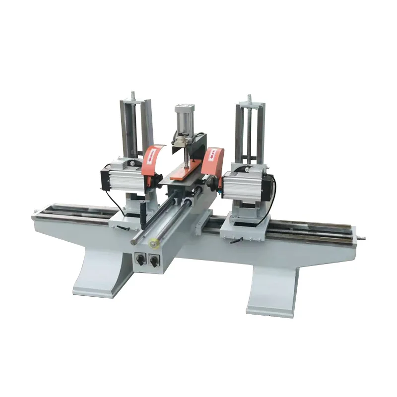 Woodworking saw double-ended saw five-disc tenon machine, hand push both ends for tenon