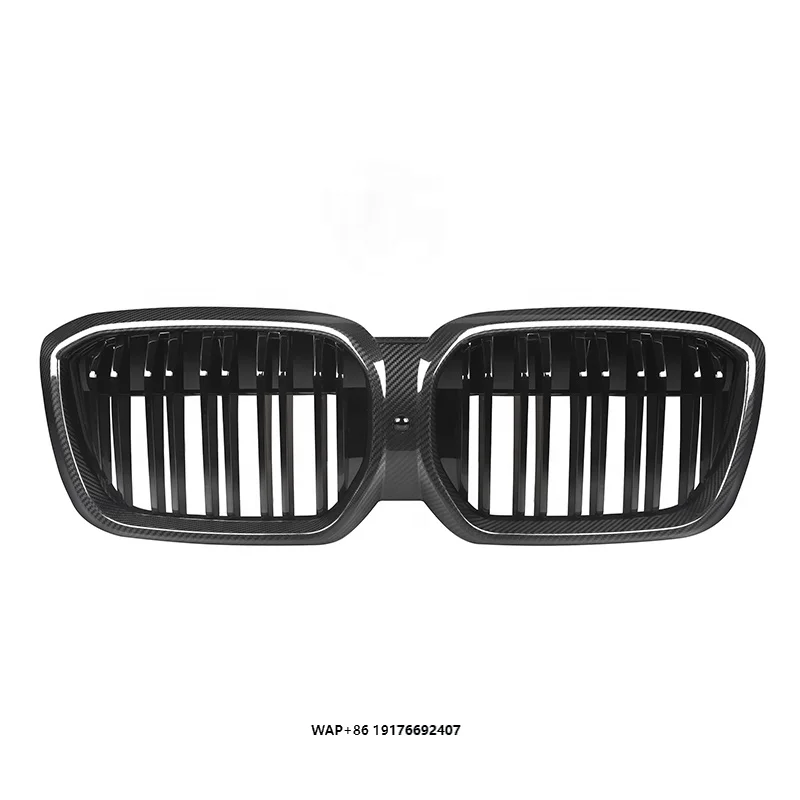 

High Quality Dry Carbon Fiber Grille for IX3 G08i Dry Carbon Fiber Replacement Front Kidney Grill Perfect Fitment