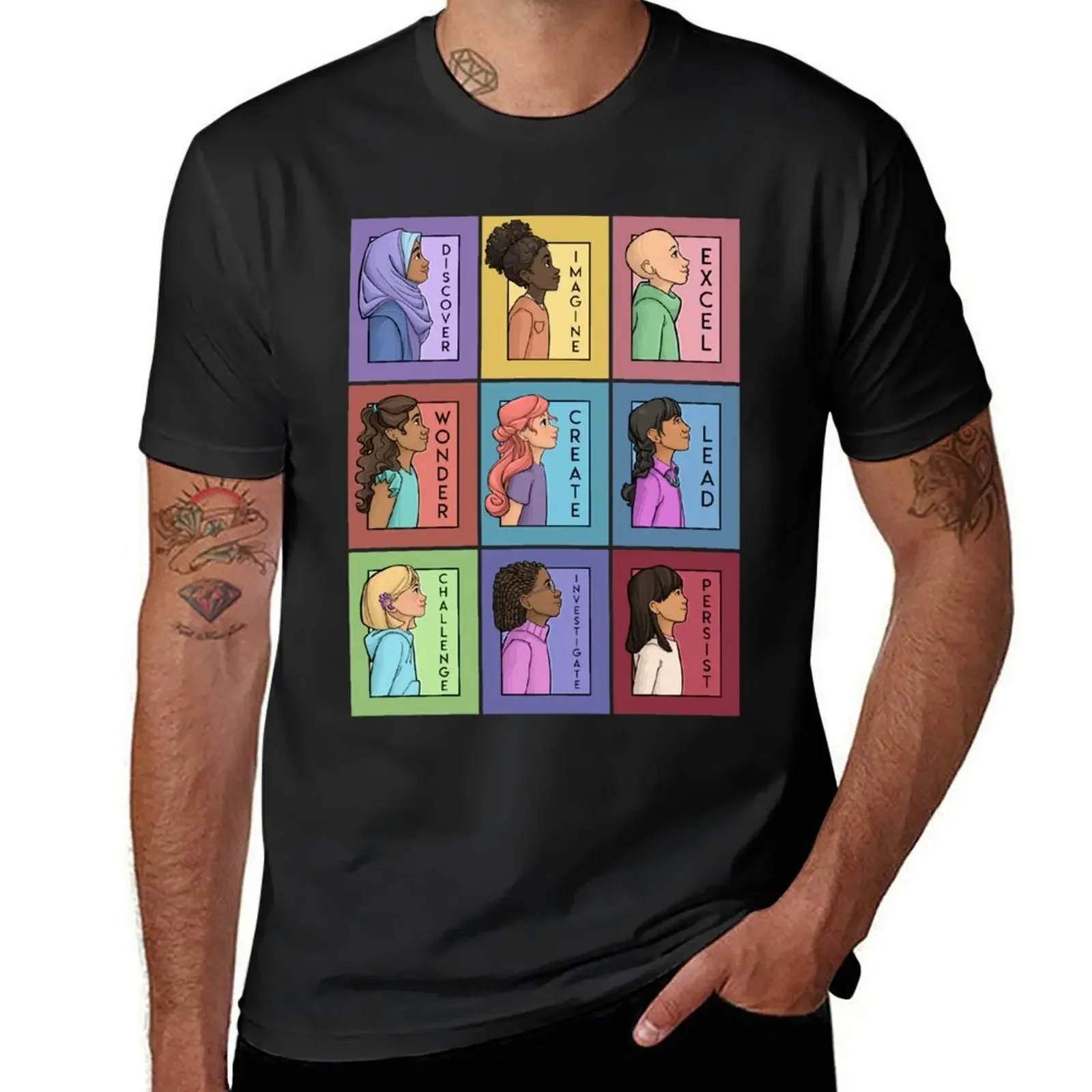 

Celara Kickstarter Collage T-Shirt graphic t shirt vintage custom t shirt Men's t shirts