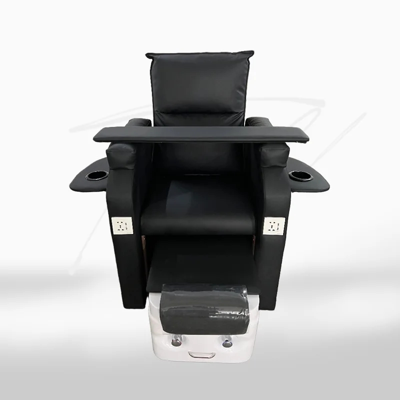 SPA Pedicure Chair, Electric Foot Massage and Bath with Reclining Sofa for Professional Nail Salon