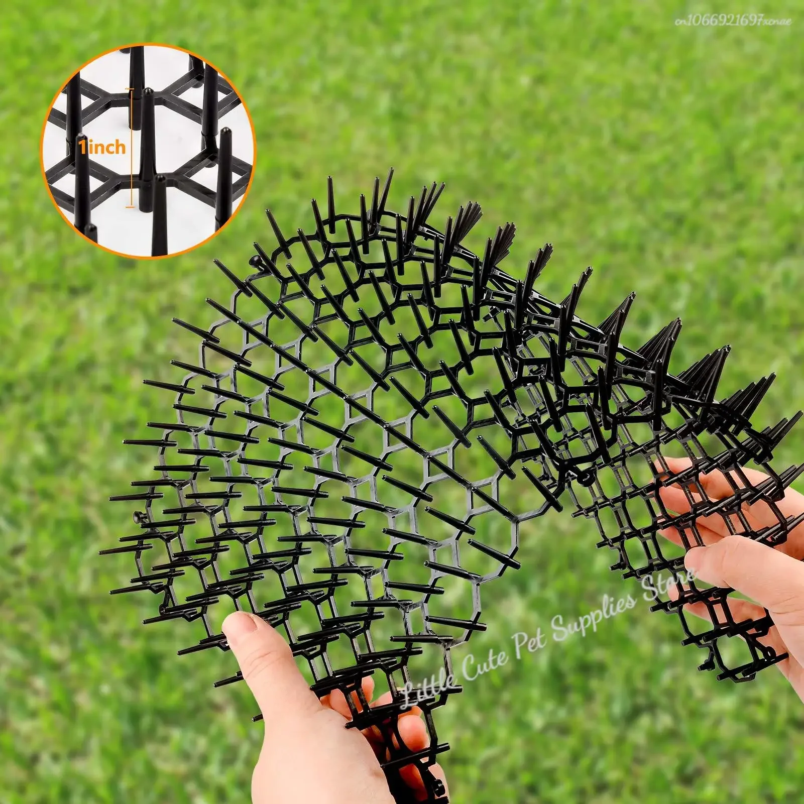 Cat Thorn Mat Dog Garden Anti-Cat Dog Outdoor Supplies Feces Mat Cat Dog Expulsion Mat Anti-Cat Thorn Mats Protects Plants