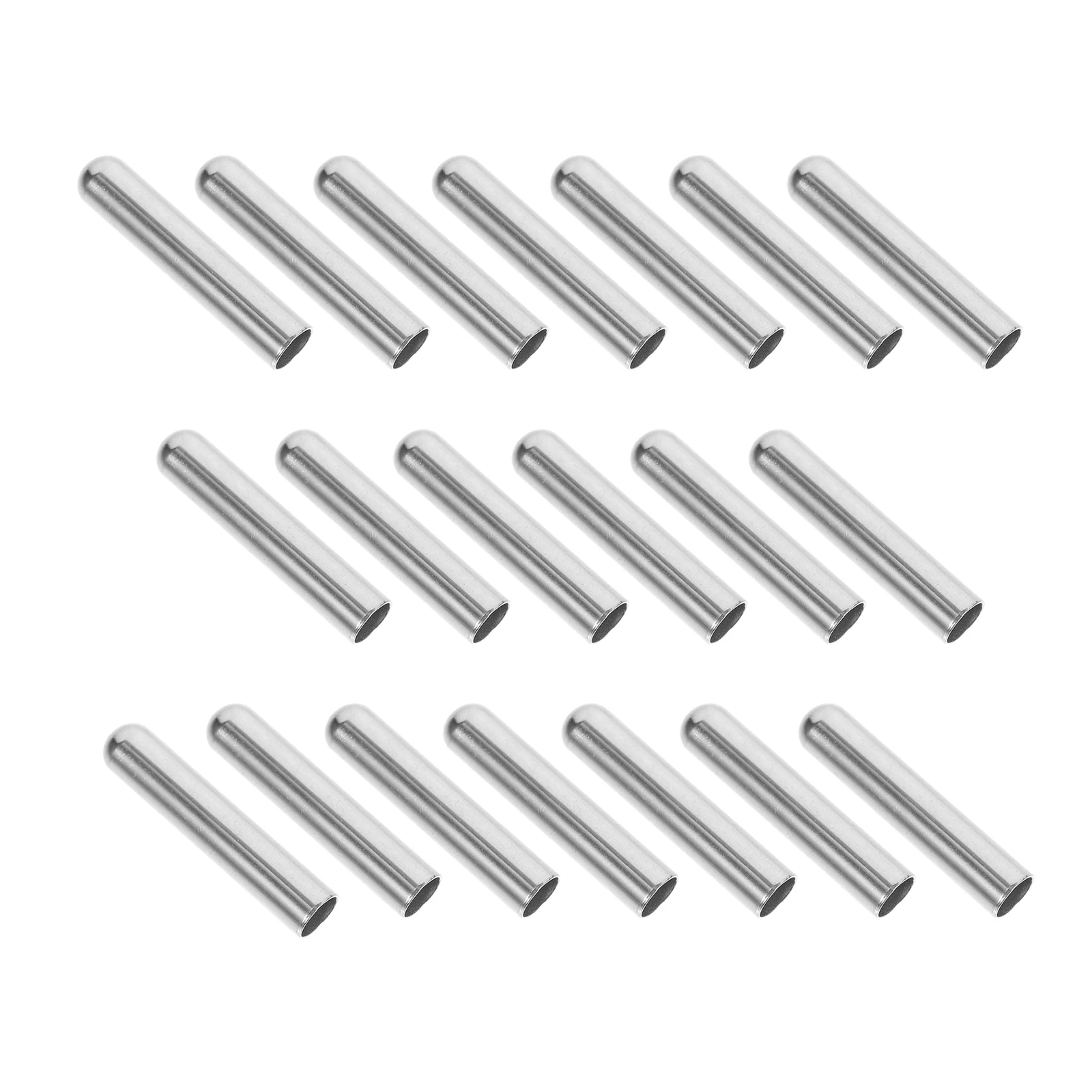 

20 Pcs Metal for Shoe Laces Durable Shoelace Accessories End Caps for Sneakers DIY Buckle Parts