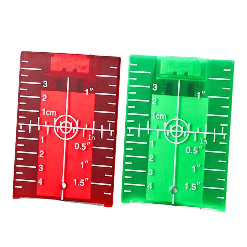 Target Card Plate Marker Base Measure Plate Magnetic Measuring Tool Route Beam Distance Plate Target Route Board Leveling Board