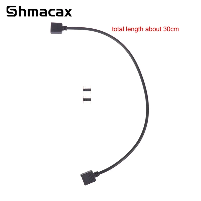 5V 3 Pin 12V 4pin ARGB Splitter Connector Extension Cable For PC Computer Fan Motherboard AURA RGB LED Strip Light