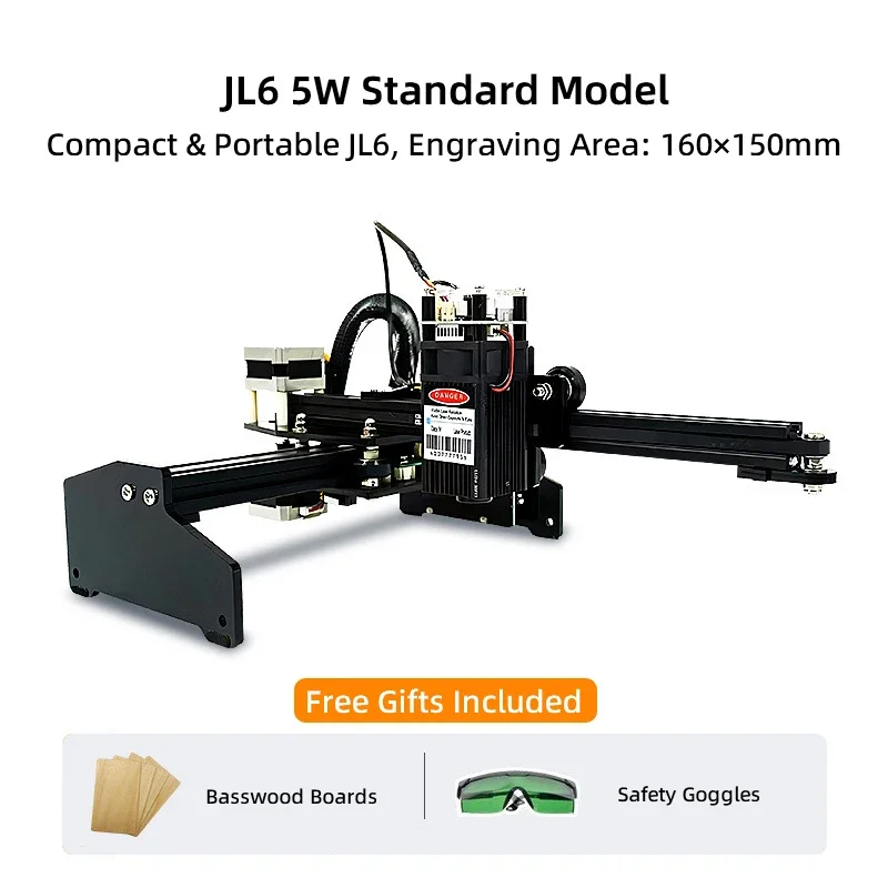 Laser Engraver 5W High Precision Desktop Laser Cutting Machine Portable DIY Engraving Machine for Wood Metal Craft Gift Marking view 6