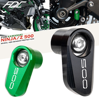 For Kawasaki Ninja 500 Ninja500 Z500 Z 500 2024 2025 Motorcycle CNC Aluminum Front Rear Wheel ABS Sensor Protection Guard Cover