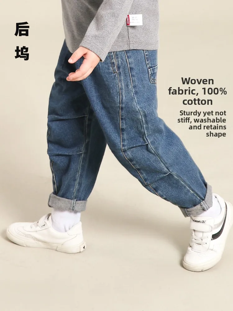 nouveau-pantalon-en-jean-decontracte-pour-l'automne-pour-garcons-bebes-tout-petits-vetements-pour-enfants-petits-bebes-pantalon-long-en-pur-coton-pour-l'automne