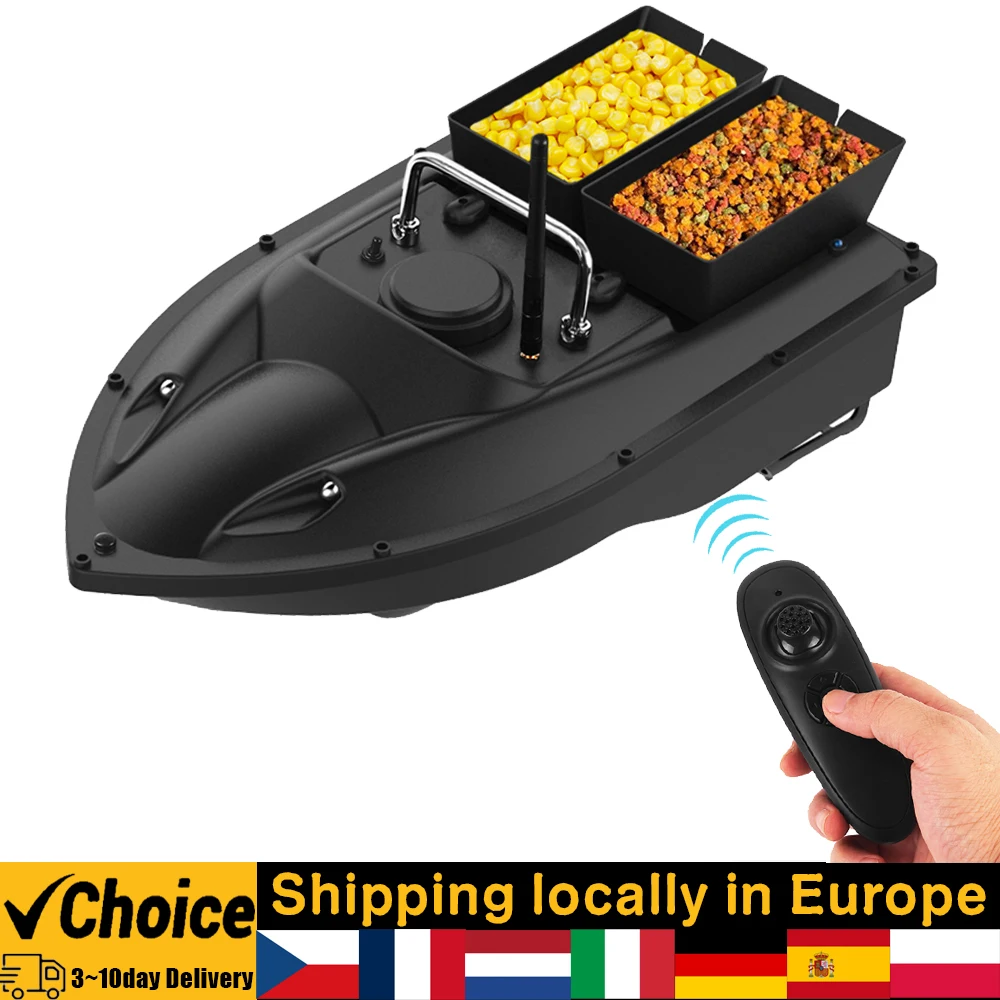 Wireless Remote Control Fishing Bait Boat Fishing Feeder Fish Finder Device 430-540 yards Remote Range