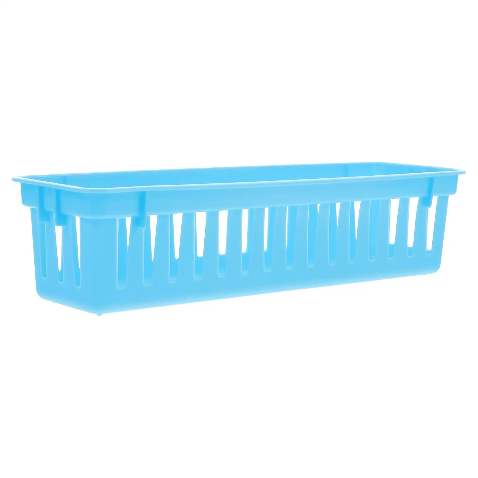 

Plastic Desk Organizer Pencil Storage Baskets Classroom Supplies Bright Colored Student Tray Crayon Box Pen Holder