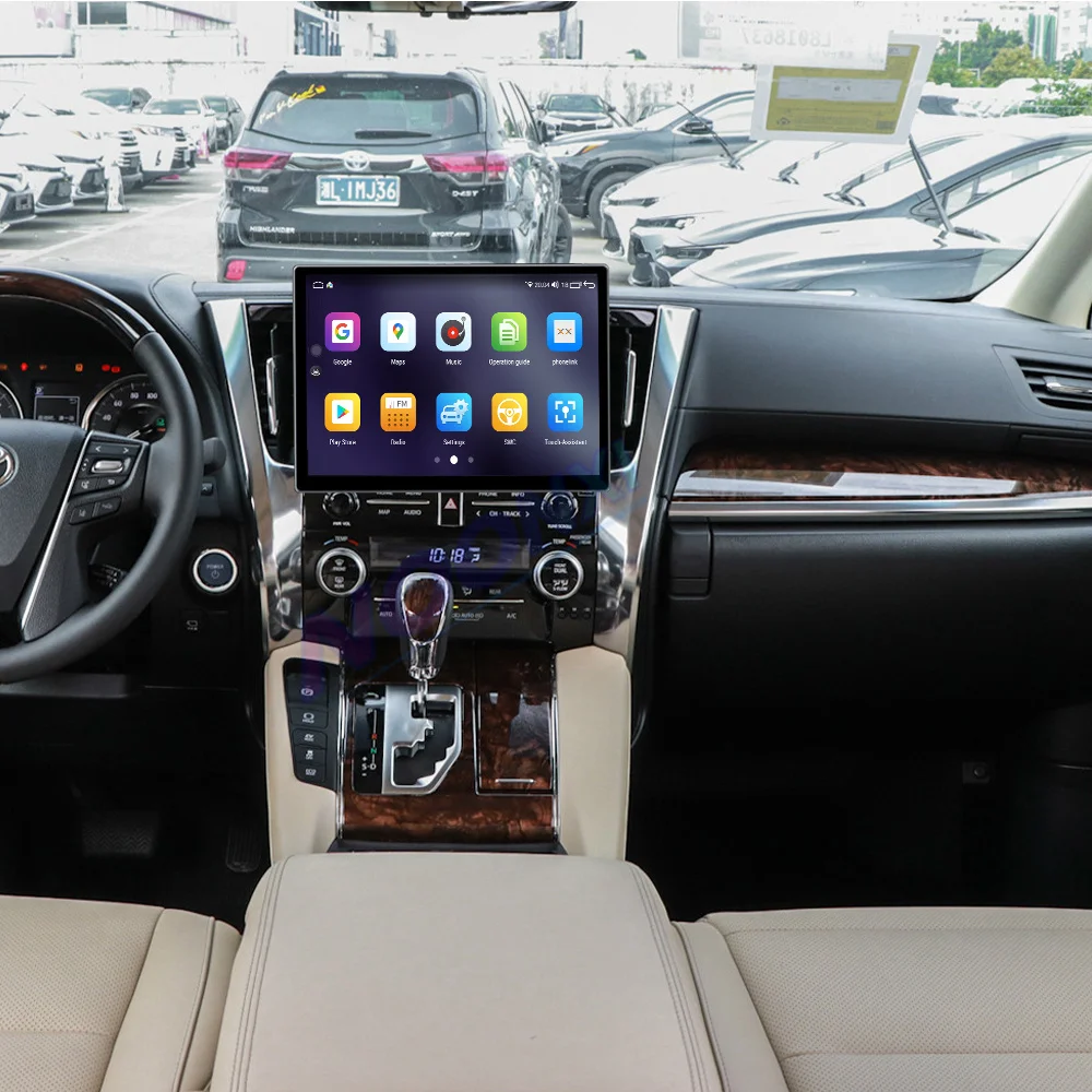 For Toyota Alphard 30 2015-2019 All In One Car Radio 2 K Screen 1920x1200 Intelligent Android 13 System GPS Carplay 13.1inch