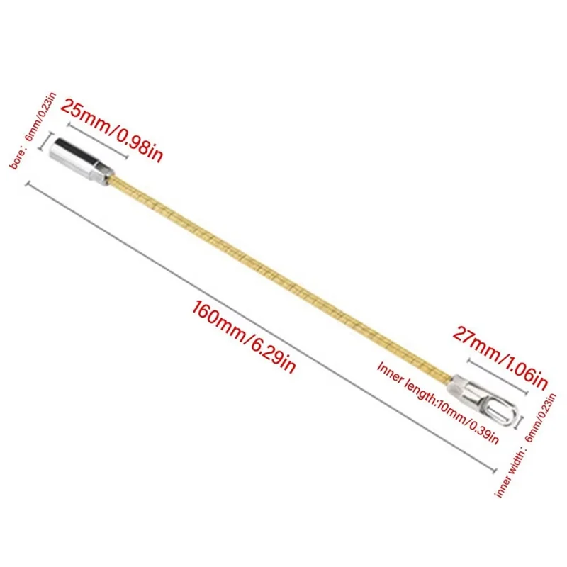 A64Z Elettricista Professionale Automatico Infila Connettore Cavo Elastico Infila Riparazione Rapido Estrattore Cavo Strumento Ausiliario