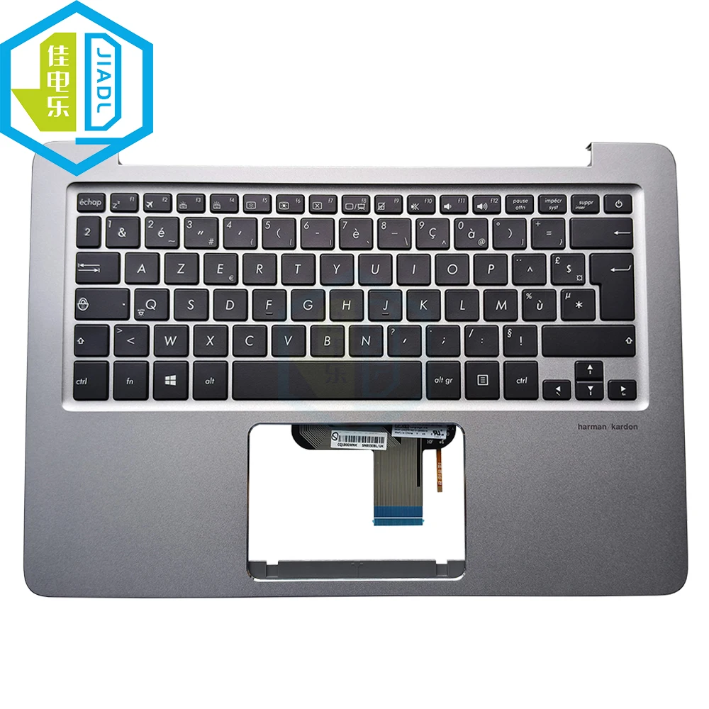 

FR FS GK LA SW TI Keyboard Palmrest Cover For Asus Zenbook UX310U UX310UA UX410 UX410UFR backblit keyboard