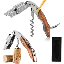 Wine Opener Custom Logo Personalized Wedding Party Favor Custom Engraved Corkscrew & Beer Bottle Opener Wedding Gifts For Guests