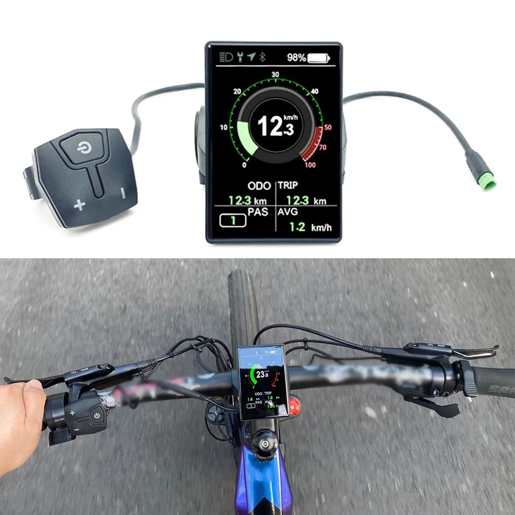 

IPS Display Ebike Display For Bafang MidDrive Motor Support BluetoothAPP 12-60V E-bike Accessories For Bafang EB04 Hot Sale New