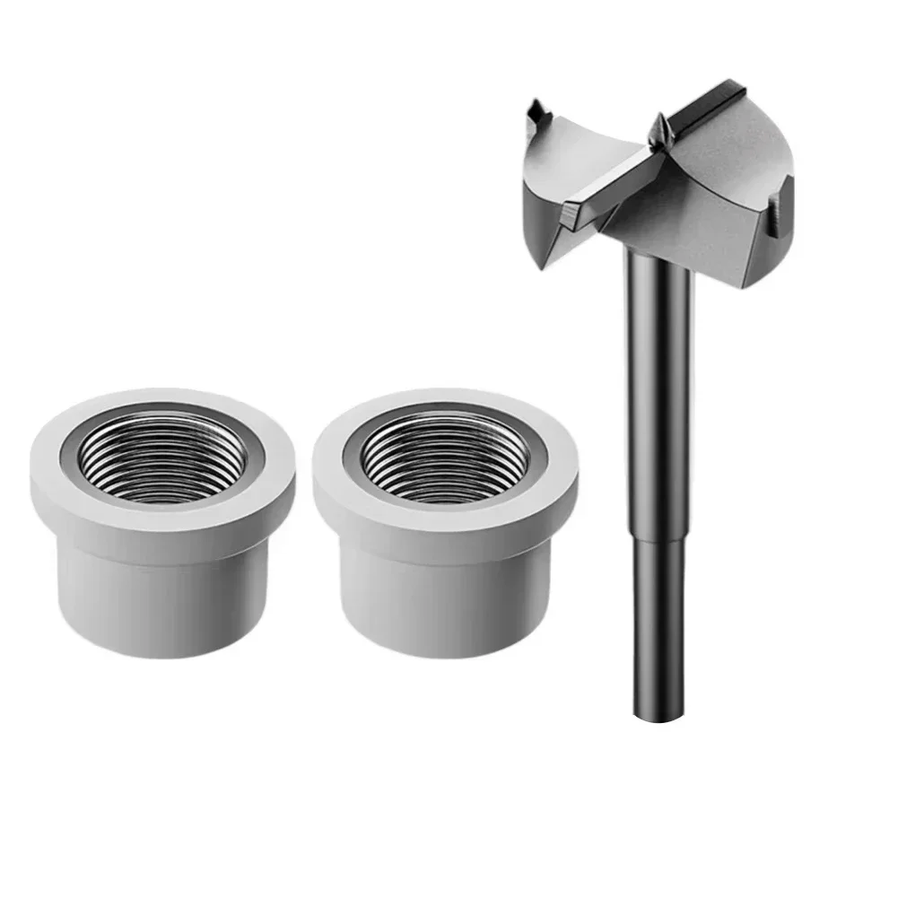 Punta da trapano noiosa da 26,5 mm Raccordo filettato Perforazione efficiente dei tubi dell'acqua per tubi dell'acqua in PVC PPR Strumenti di riparazione dei tubi dell'acqua in plastica