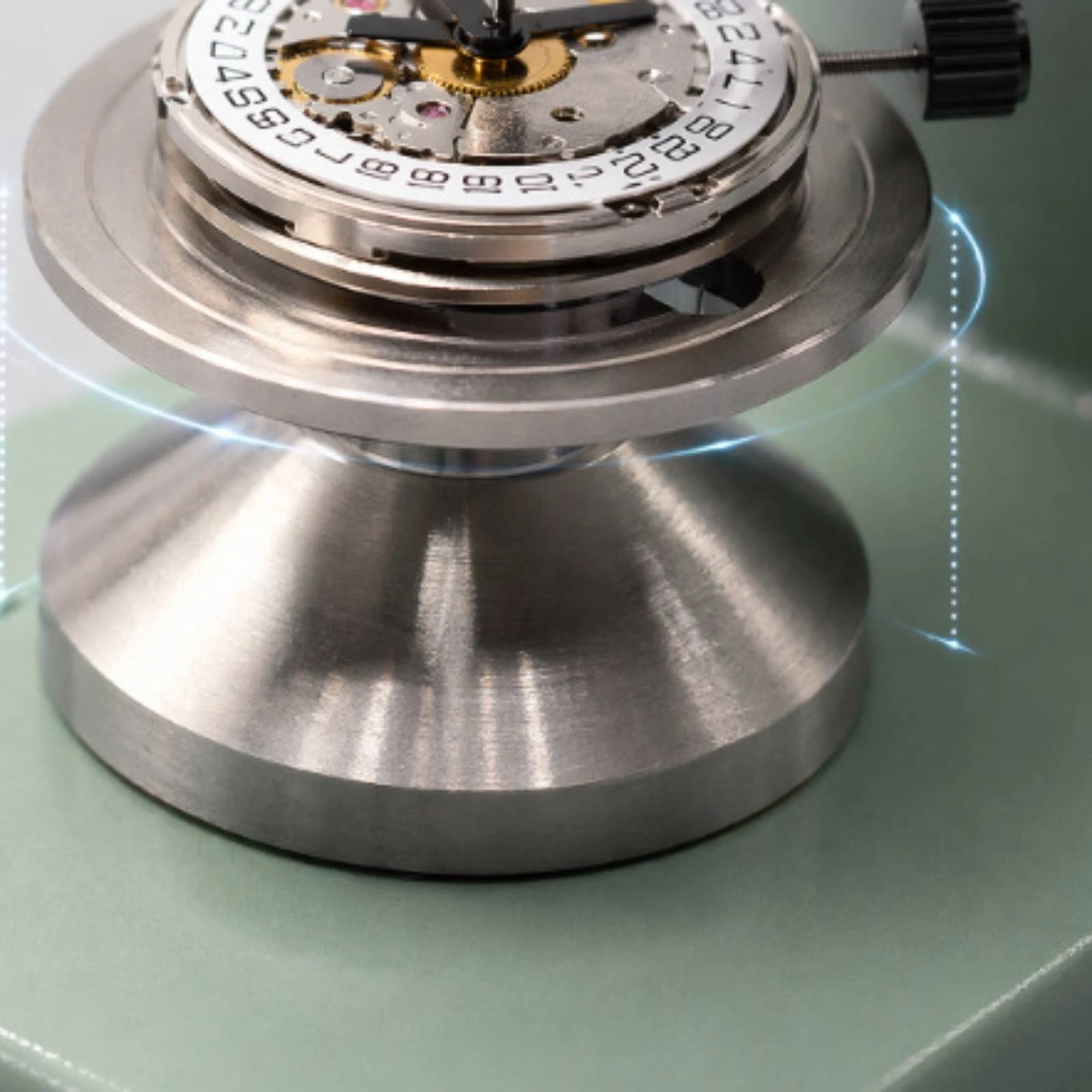 Watch Repair Converter Stainless Steel Watch Hand Setting Tool with Conical Base Professional Easy to Use for Watchmakers