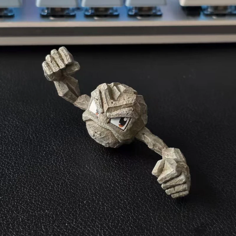 بوكيمون البليت تاون قبضة صغيرة حجر اليدوية العصرية اللعب نموذج زخرفة تطور مجموعة الدمدمة حجر الدمدمة روك هدية