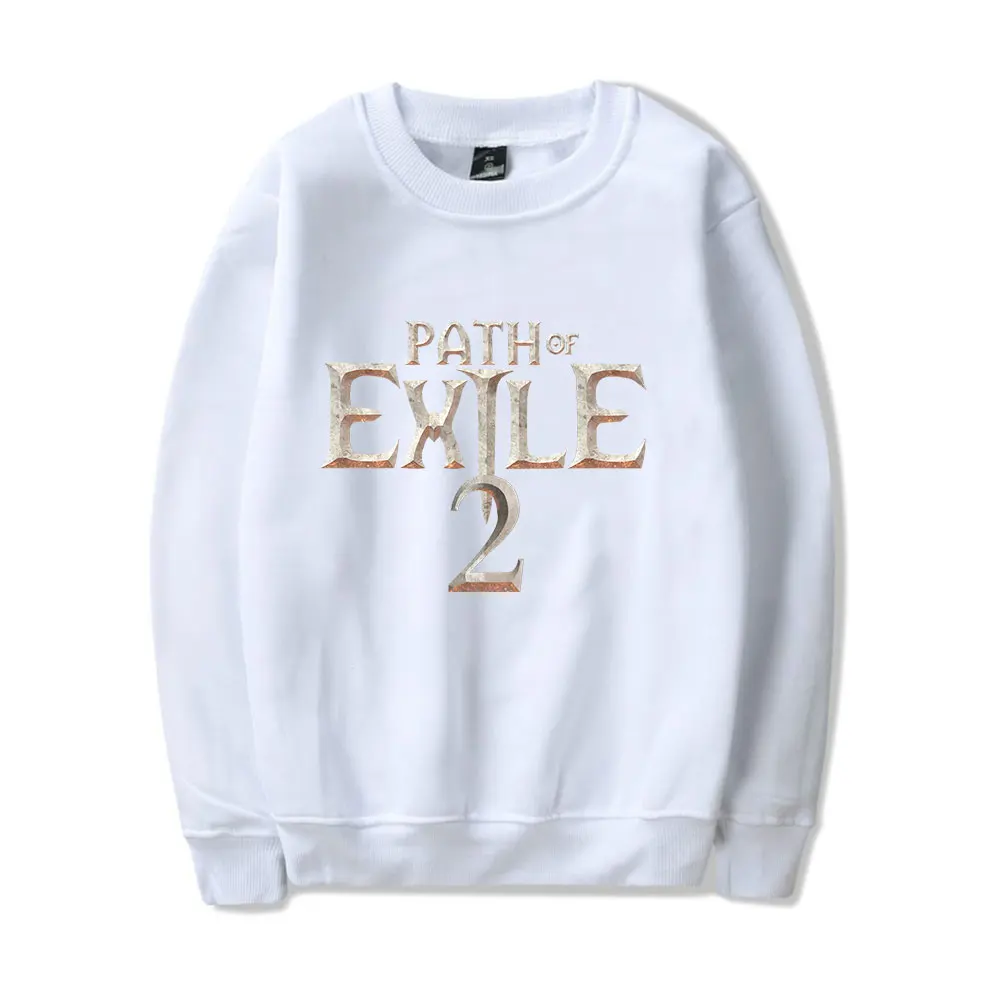 Path Of Exile 2 Merch Crewneck เสื้อคอสเพลย์ผู้หญิงผู้ชายแฟชั่นแขนยาวเสื้อยืด