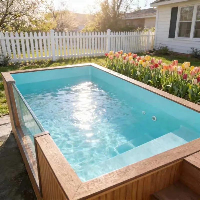 Premium Outdoor Above Ground Fiberglass Pool UV Resistant Low Maintenance Long Lasting Family Piscina
