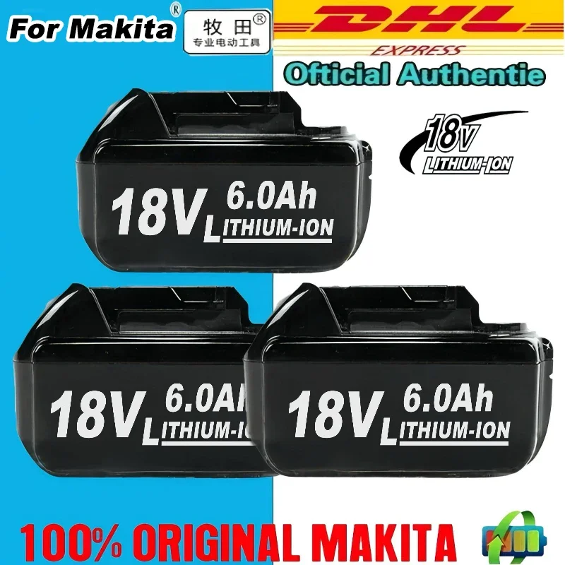 Für Makita 18V Akku BL1860 BL1850B BL1840 BL1830 Schraubendreher-Akku & Ladegerät 21V Ersatz-Werkzeugakkus