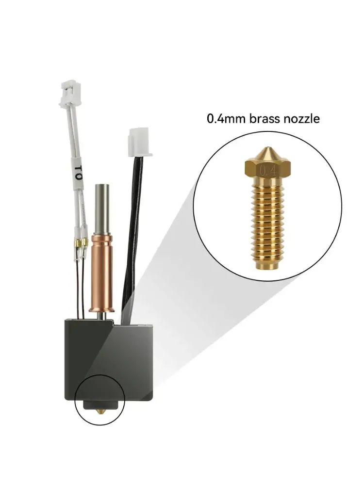 Dysza Hotendu, Termistor, Grzałka 24V 50W, Blok Grzewczy do Anycubic Kobra 3 V2, Części Zamienne i Akcesoria do Anycubic Kobra 3 Combo — zdjęcie produktu 7
