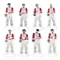 Kpop Boys Group Figures Acrylic Stand Bangcan Ball Suit Series Figure Model Album 5 Star Desktop Decor Fans Collect Kid Gifts